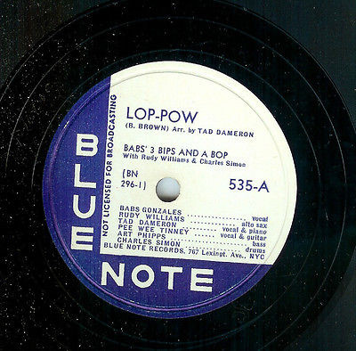 Babs Gonzales, 3 Bips & a Bop - Lop-Pow